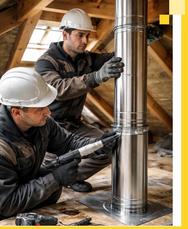 Монтаж дымоходов для каминов в Светлограде с гарантией качества