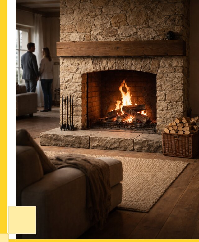 Открытые камины под ключ в Светлограде от 152370 р. ЭриданСвт