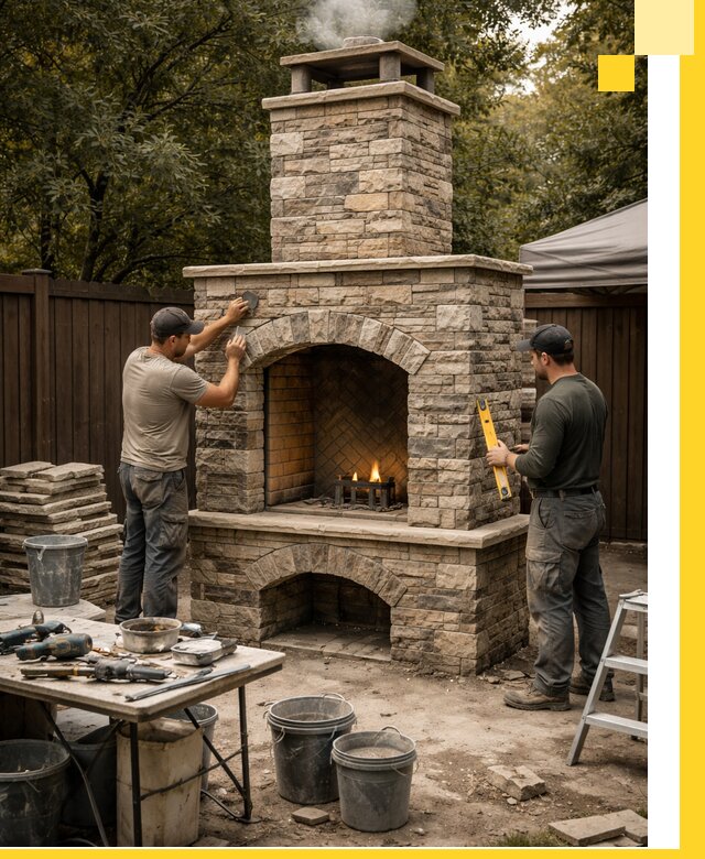 Проектирование и установка уличных каминов в Светлограде