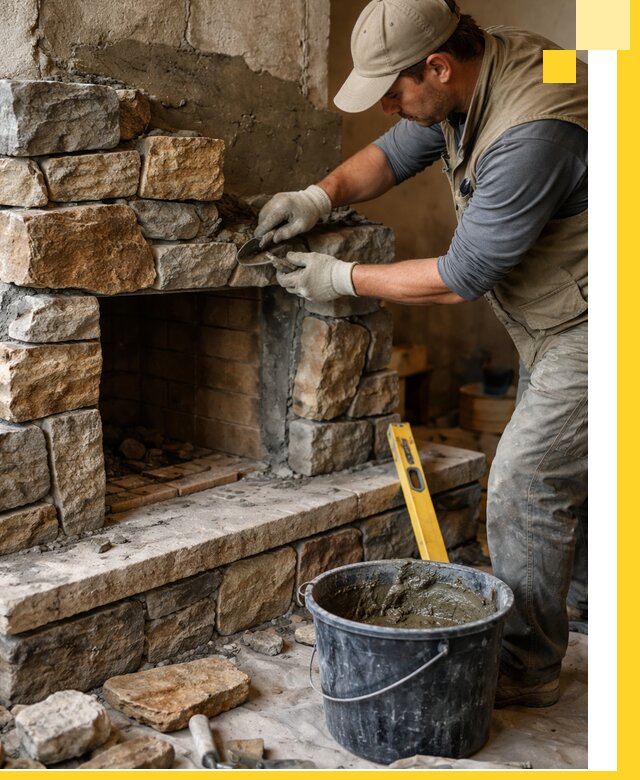 Изготовление и установка каменных каминов под ключ в Светлограде