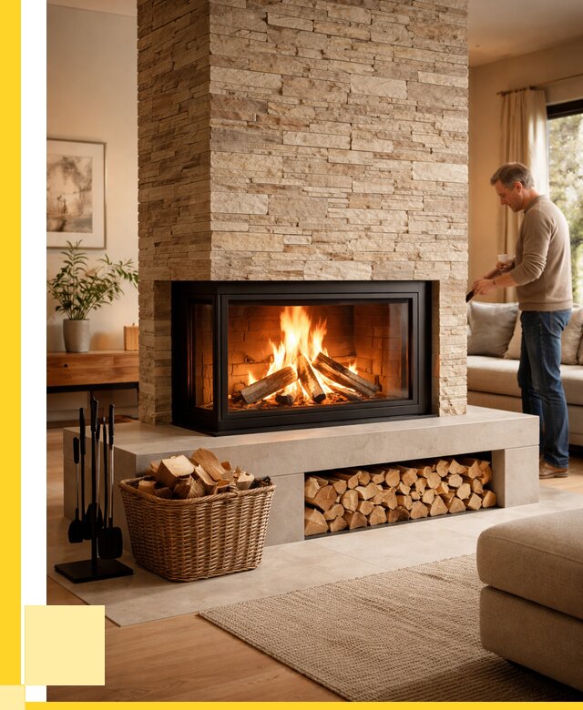 Дровяной камин под ключ в Светлограде от 203160 р. | ЭриданСвт