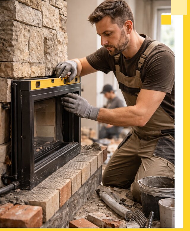 Дровяные камины под ключ в Светлограде: монтаж, обустройство