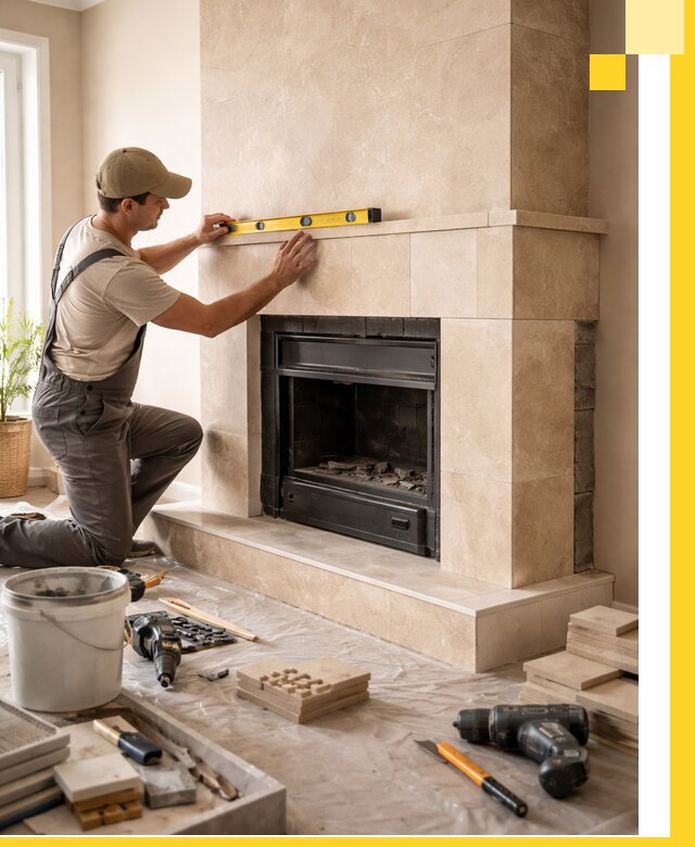 Установка и монтаж каминов в частном доме под ключ в Светлограде