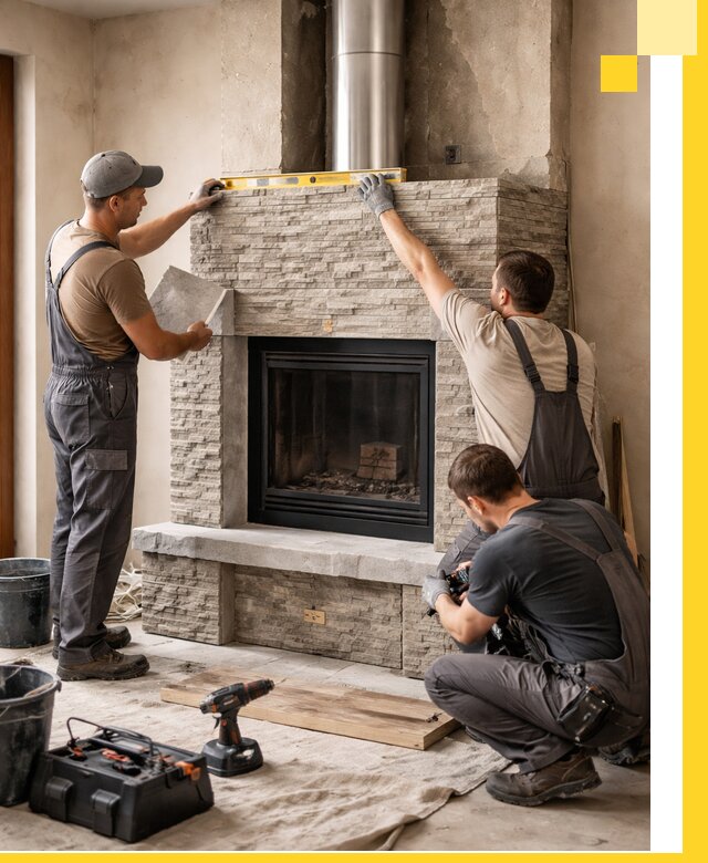 Профессиональный монтаж каминов под ключ в Светлограде для дома