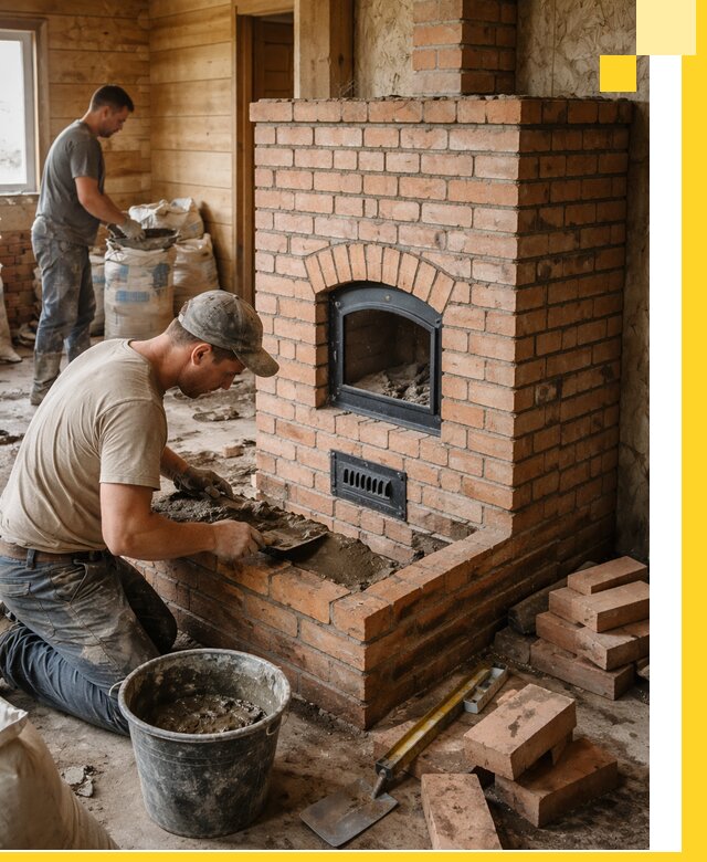 Профессиональное строительство печей в Светлограде под ключ