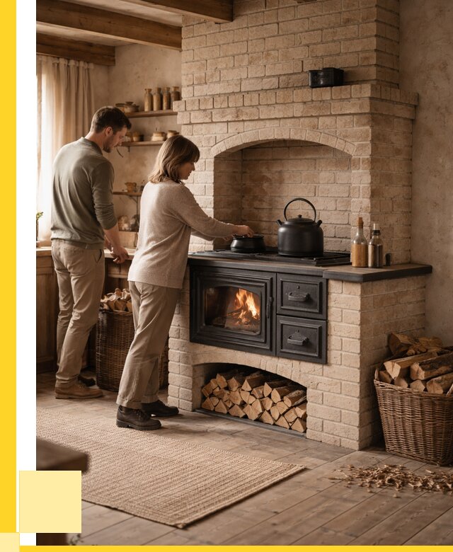 Печи с плитой в Светлограде от 45711 р. | ЭриданСвт — кирпичная печь