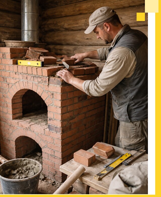 Изготовление и установка русских печей в Светлограде под ключ