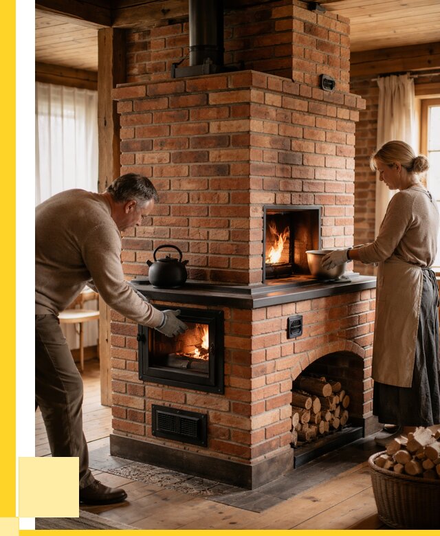 Печи для загородного дома под ключ в Светлограде от 81264 р. | ЭриданСвт