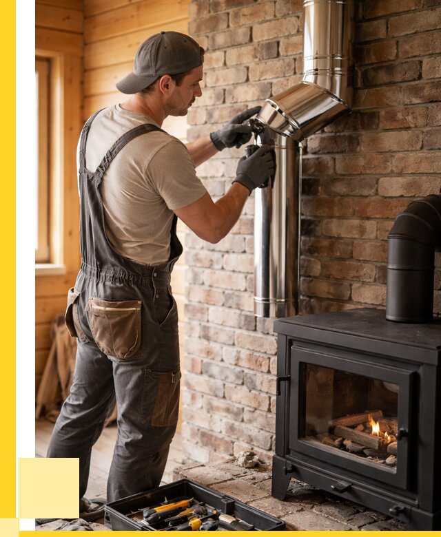 Монтаж дымоходов для печей в Светлограде от 7619 р. | ЭриданСвт