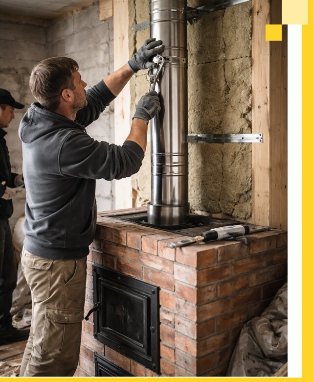 Изготовление и монтаж печей и дымоходов под ключ в Светлограде