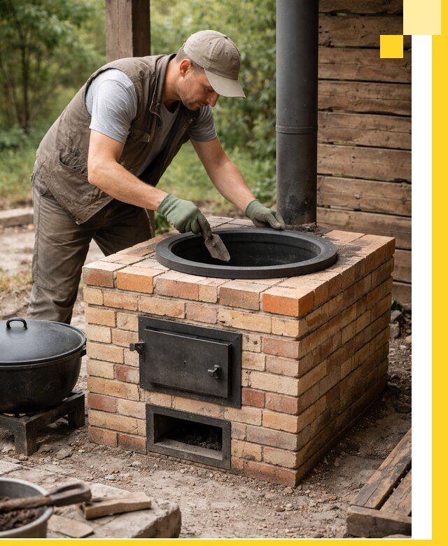 Изготовление и установка печей для казана в Светлограде под ключ