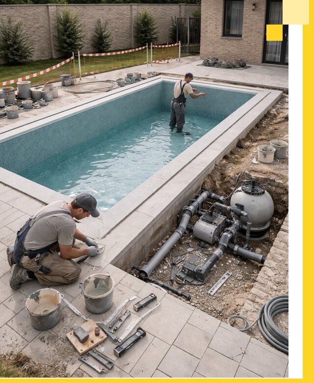 Строительство бассейнов под ключ в Светлограде: проекты и монтаж