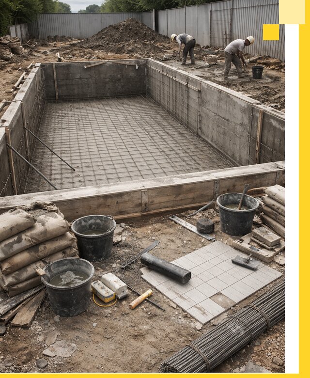 Строительство бассейнов под ключ в Светлограде, дизайн и монтаж