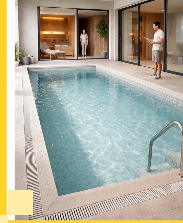 Отделка бассейна пленкой ПВХ в Светлограде от 3555 р. - ЭриданСвт