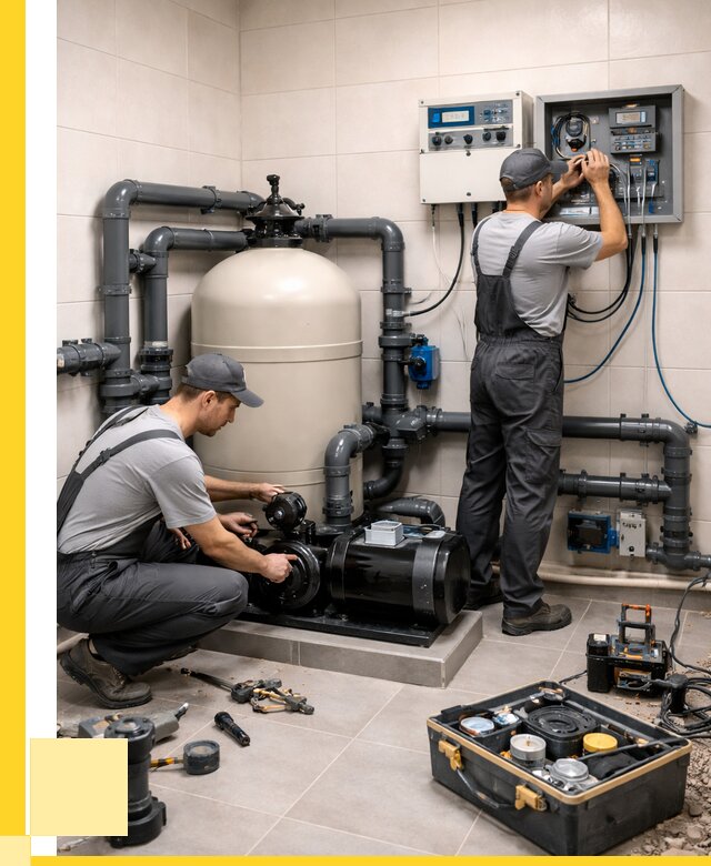 Монтаж оборудования для бассейнов в Светлограде от 40632 р. | ЭриданСвт