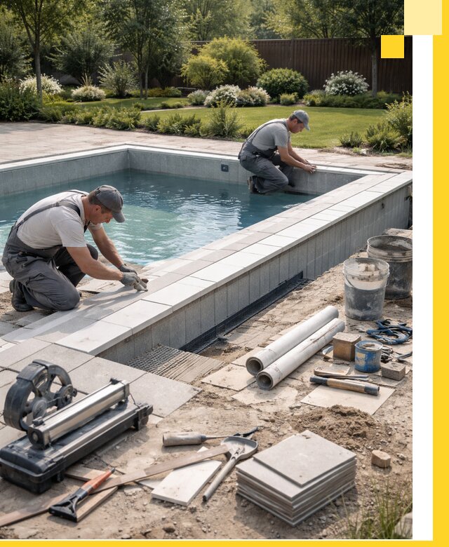 Строительство открытых бассейнов под ключ в Светлограде профессионально