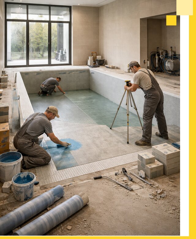 Проект и строительство закрытых бассейнов в Светлограде под ключ