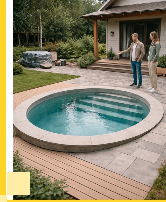 Бассейн на даче под ключ в Светлограде от 203160 р., ЭриданСвт