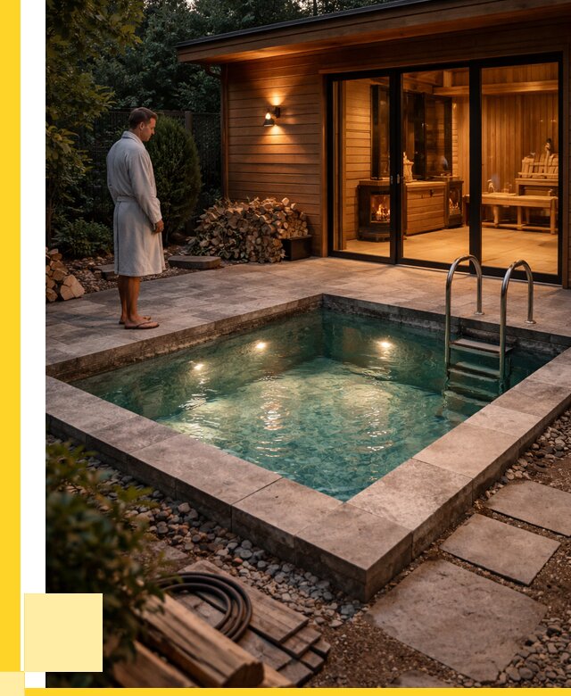 Бани с бассейном под ключ в Светлограде от 96501 р. | ЭриданСвт