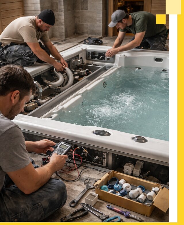 Гидромассажные бассейны под ключ в Светлограде, дизайн и монтаж