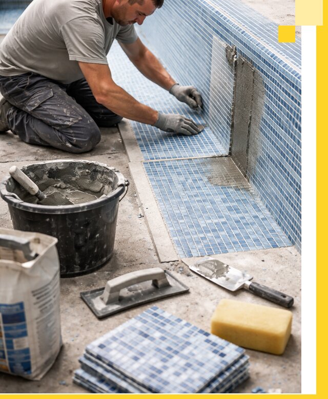 Укладка и ремонт мозаики для бассейнов под ключ в Светлограде