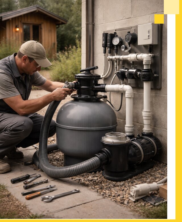 Продажа и монтаж фильтров и насосов для бассейнов в Светлограде