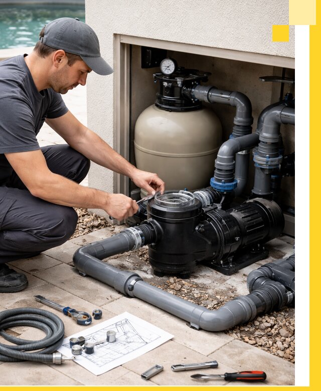 Поставка, монтаж и сервис насосов для бассейнов в Светлограде