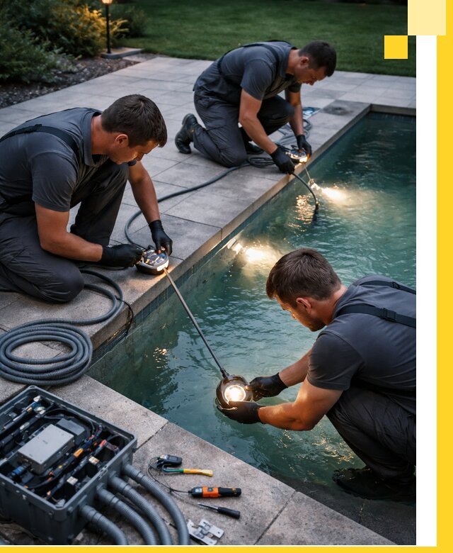 Профессиональное освещение бассейнов в Светлограде: дизайн и монтаж