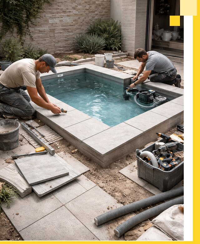 Мини бассейны под ключ в Светлограде, дизайн и установка