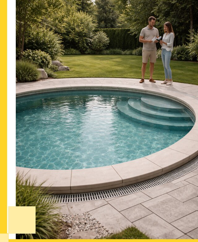 Круглые каркасные бассейны купить в Светлограде от 253950 р. | ЭриданСвт