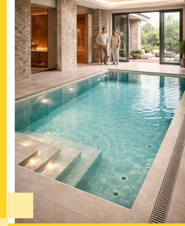 Бассейн во дворе в Светлограде: проект, отделка от 1218960 р. | ЭриданСвт