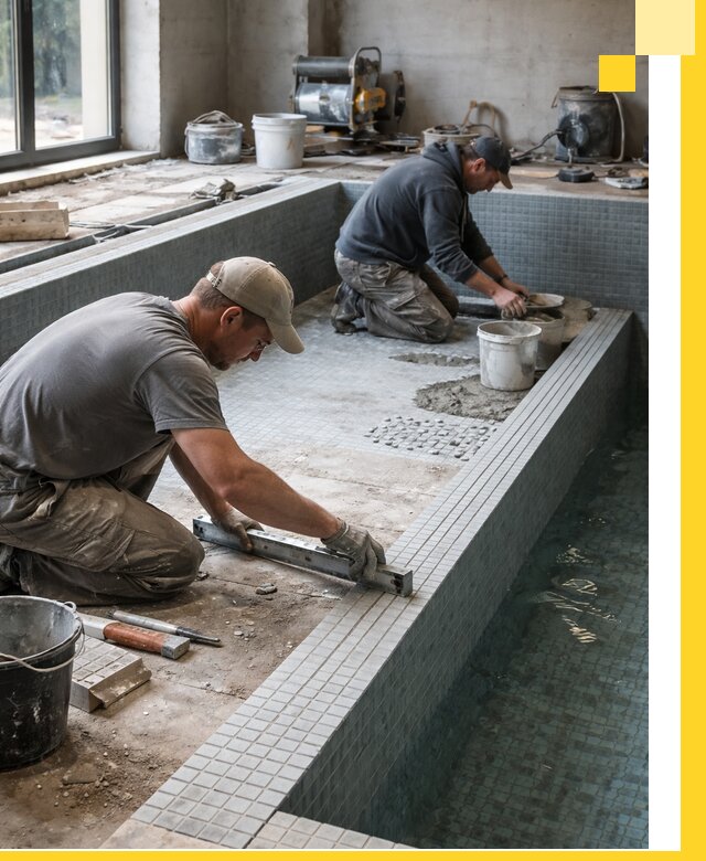 Строительство бассейна в частном доме в Светлограде под ключ