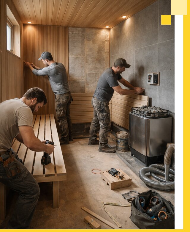 Сауны под ключ в Светлограде, проектирование, строительство, отделка