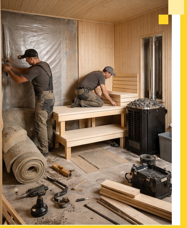 Проекты саун под ключ в Светлограде дизайн и строительство