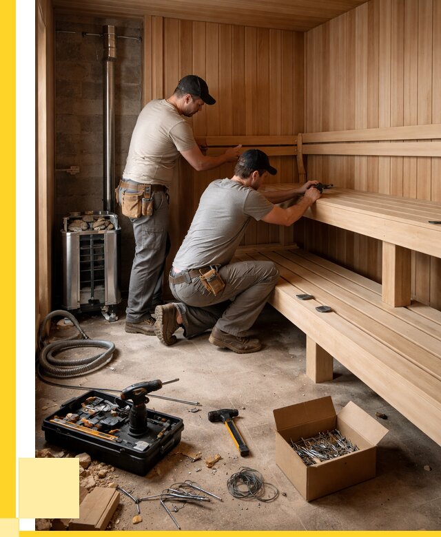 Монтаж саун под ключ в Светлограде от 121896 р. | ЭриданСвт