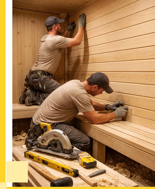 Обшивка саун вагонкой в Светлограде от 2540 р. | ЭриданСвт