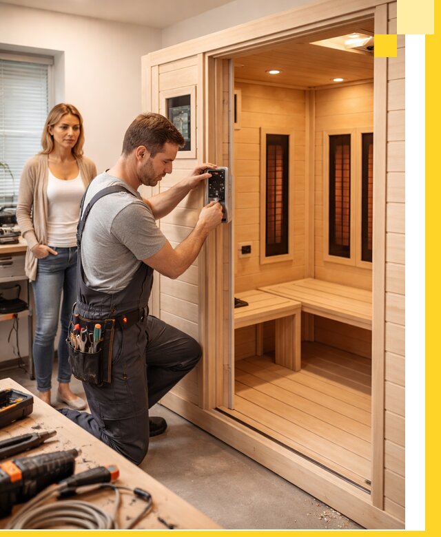 Инфракрасные сауны под ключ в Светлограде продажа и установка