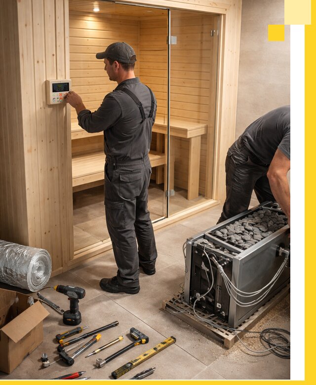 Поставка, установка и монтаж электрических саун в Светлограде