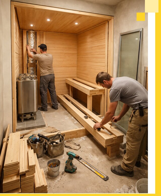 Проектирование и установка домашних саун под ключ в Светлограде