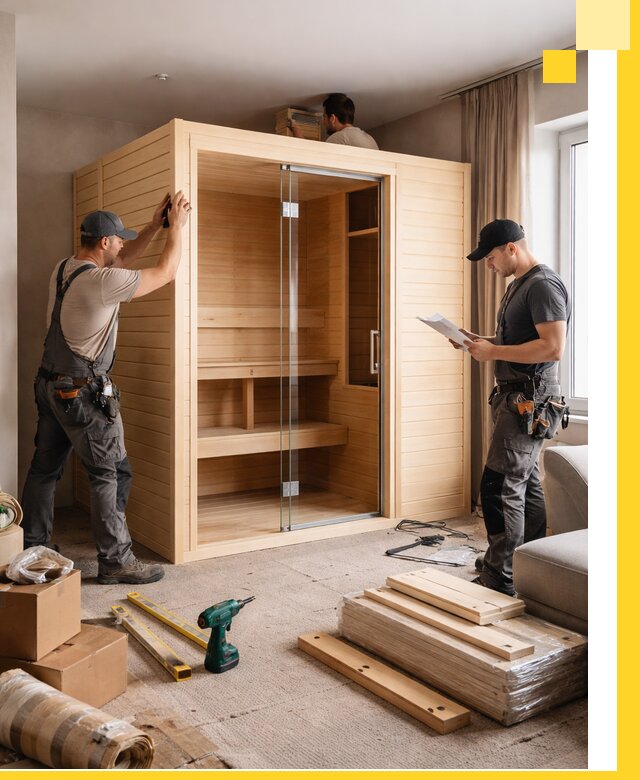 Установка и благоустройство саун в квартире в Светлограде