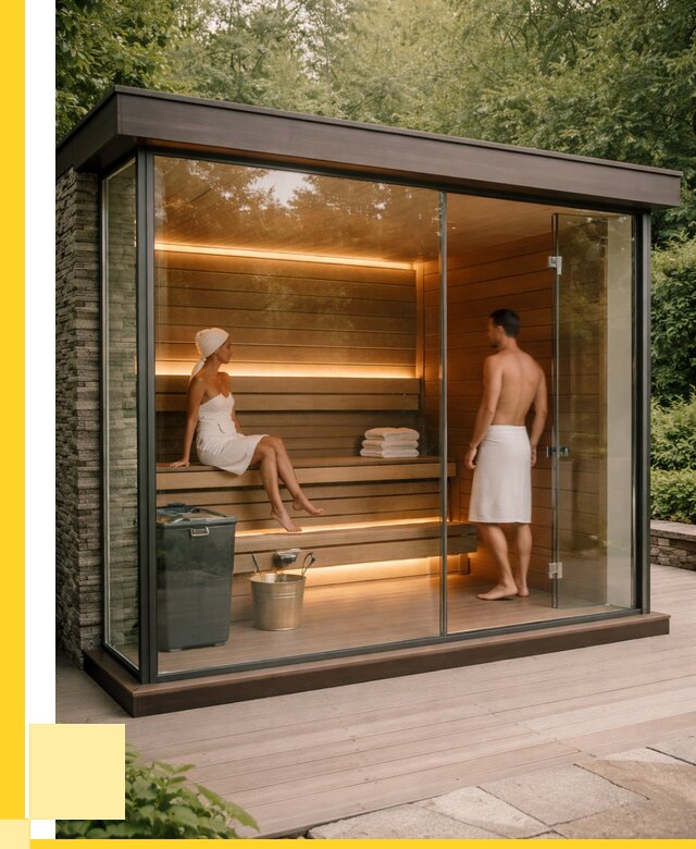 Сауна стеклянная и двери для сауны в Светлограде от 253950 р. | ЭриданСвт