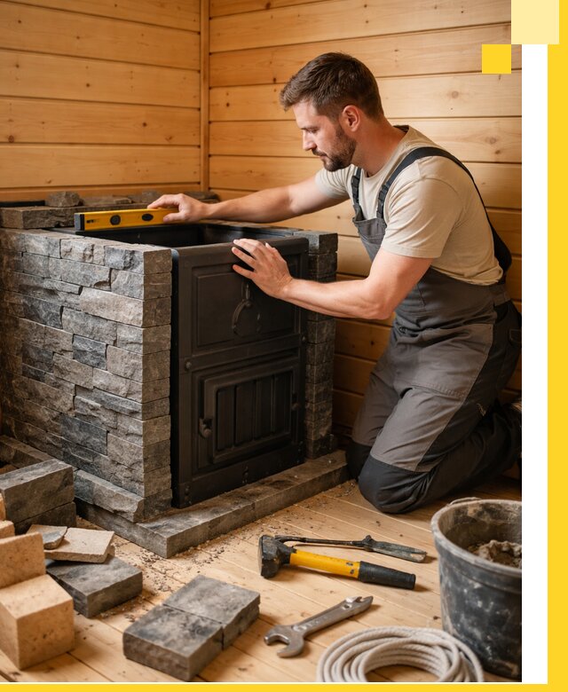 Производство и установка печей для саун под ключ в Светлограде