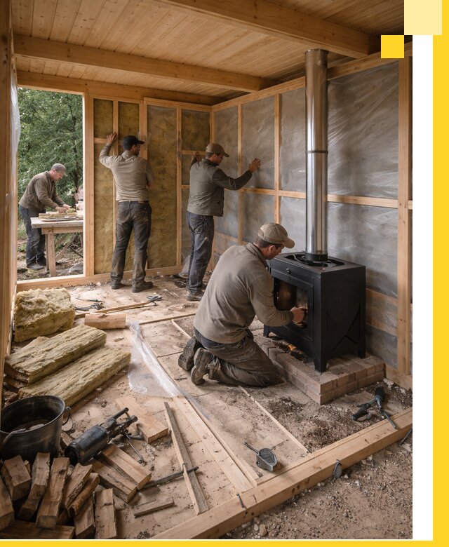 Профессиональный монтаж бань под ключ в Светлограде для дома