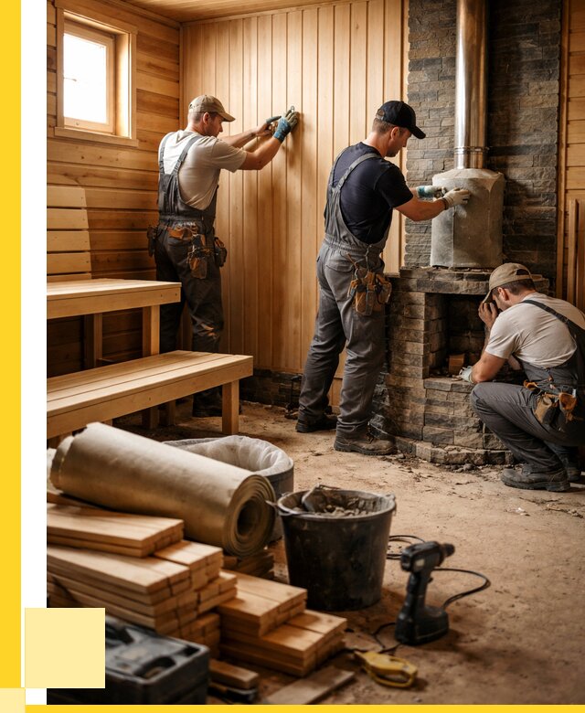 Ремонт бань под ключ в Светлограде от 45711 р. | ЭриданСвт