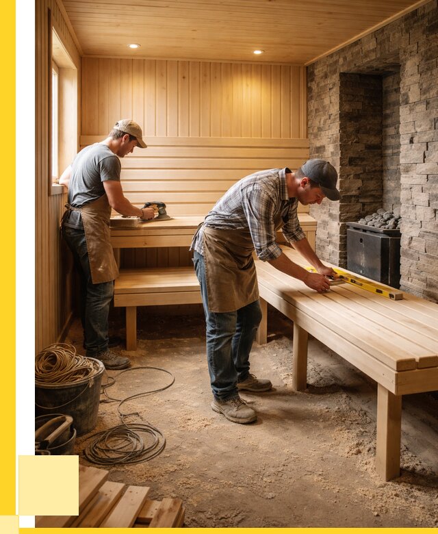 Отделка бани в Светлограде: внутренняя отделка от 3047 р. | ЭриданСвт