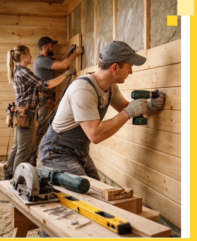 Обшивка бань под ключ в Светлограде: отделка стен и потолков