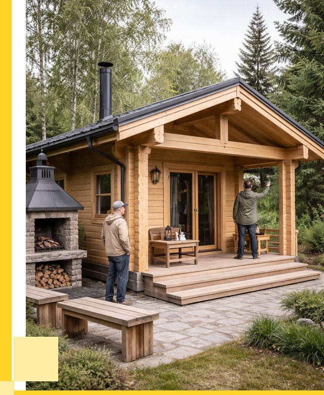 Деревянные бани под ключ в Светлограде от 457110 р. | ЭриданСвт