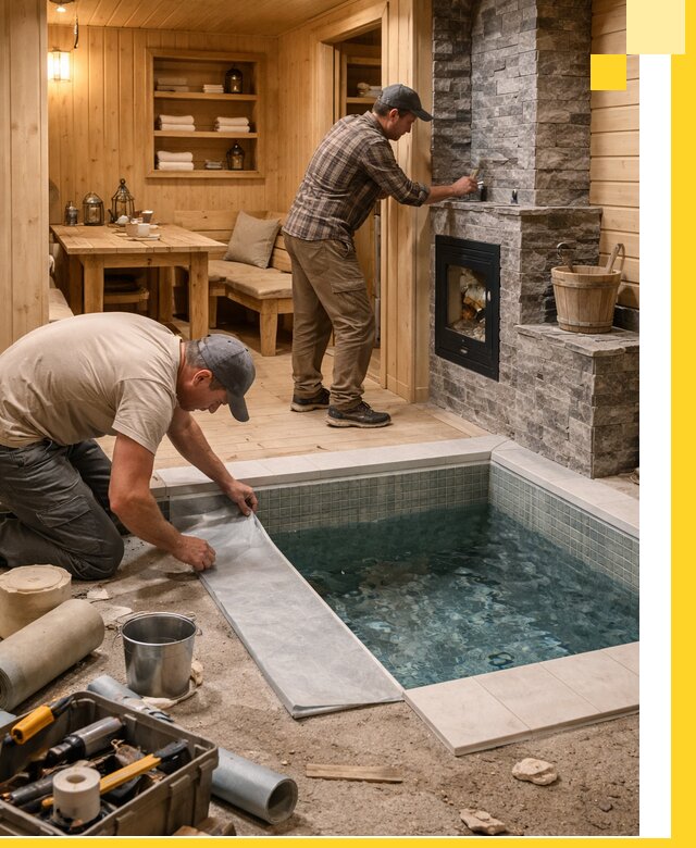 Строительство бань с комнатой отдыха под ключ в Светлограде