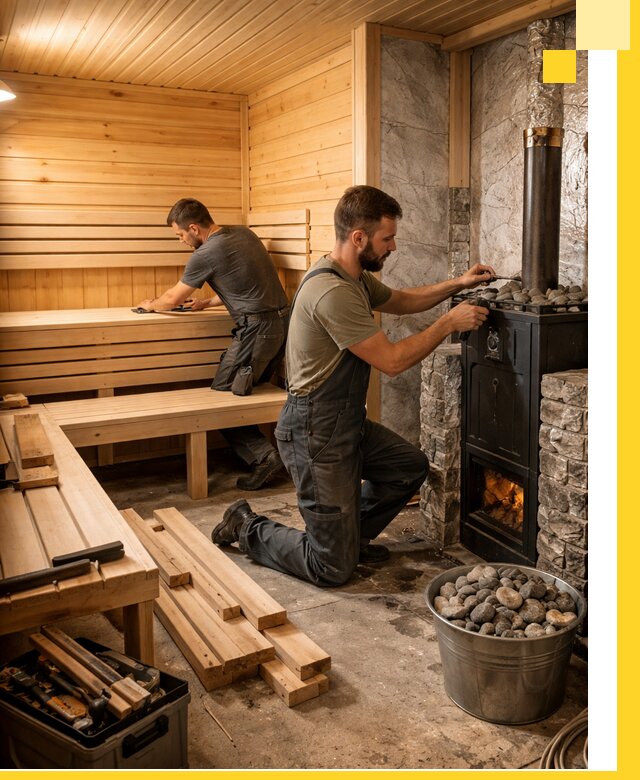 Дизайн и строительство интерьеров бань под ключ в Светлограде