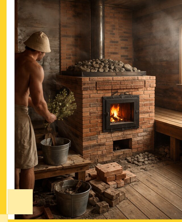 Кирпичные банные печи в Светлограде от 91422 р. | ЭриданСвт